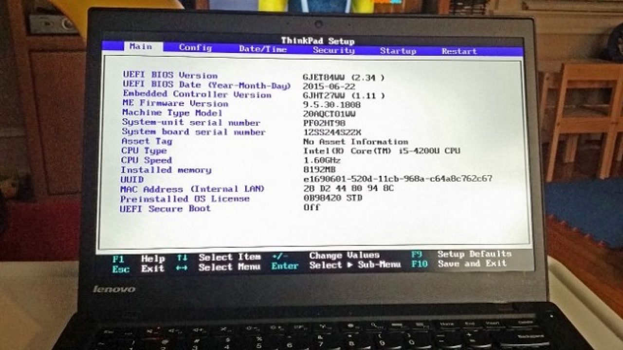 Metode Masuk BIOS Buat Bermacam Merk Laptop Serta Komputer